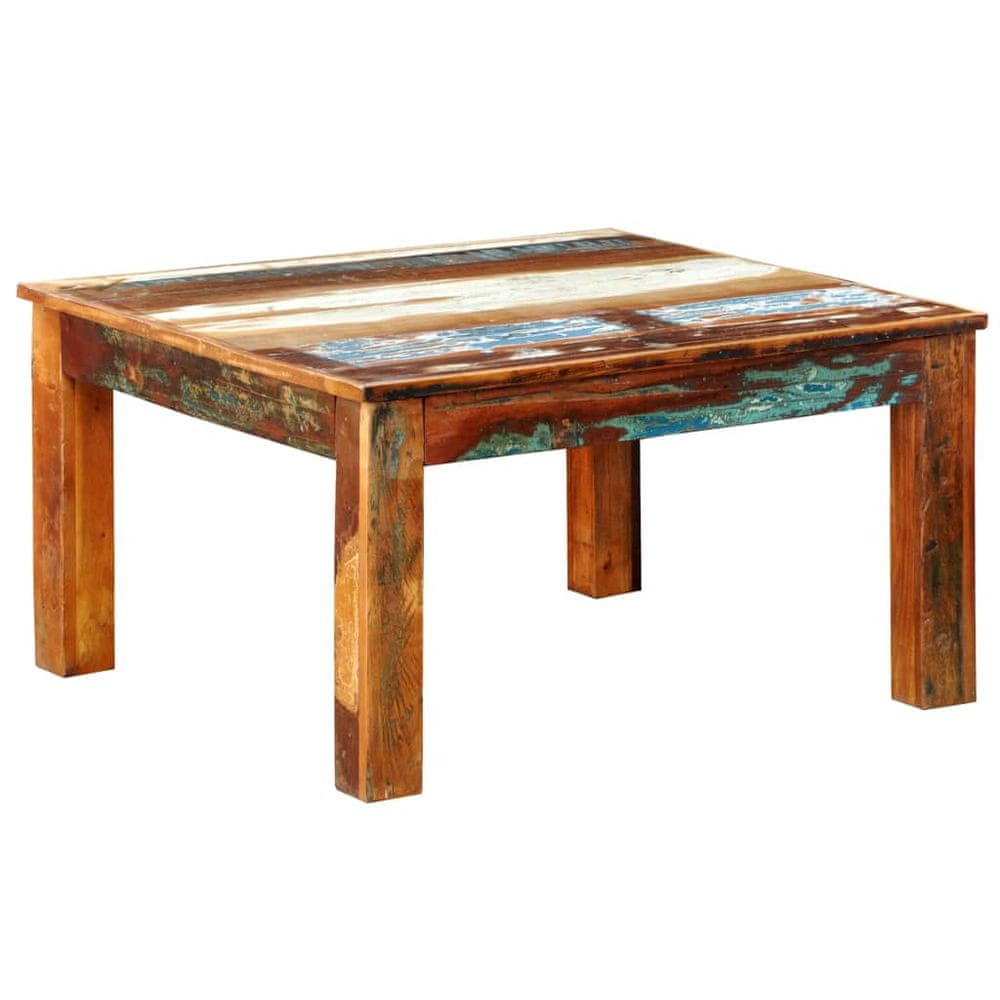 Vidaxl Konferenčný stolík, štvorcový, recyklované drevo